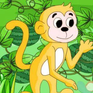 小猴吃小瓜,趣味盎然的童年趣事