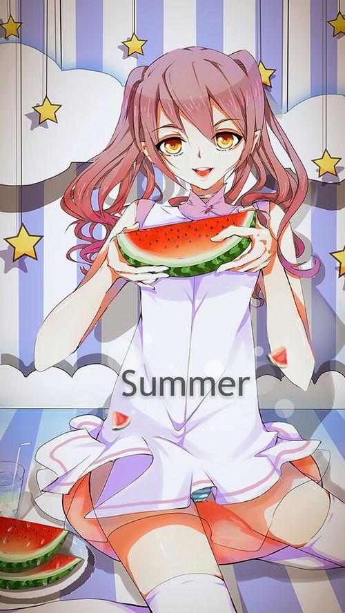 正经吃瓜的少女